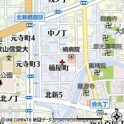 和歌山県和歌山市北新桶屋町36周辺の地図
