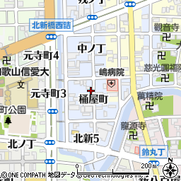 和歌山県和歌山市北新桶屋町8周辺の地図