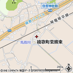 香川県丸亀市綾歌町栗熊東827周辺の地図