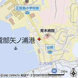 中国新聞　江田島販売所周辺の地図