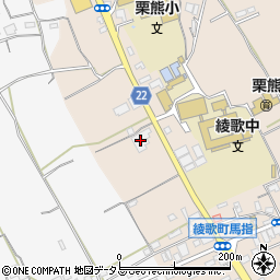 香川県丸亀市綾歌町栗熊東410-1周辺の地図