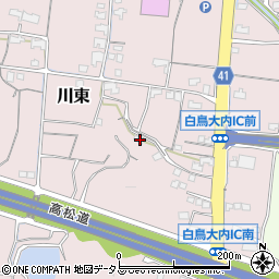 香川県東かがわ市川東1176周辺の地図