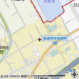 香川県善通寺市吉原町37-1周辺の地図