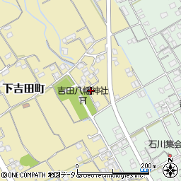 香川県善通寺市下吉田町323周辺の地図