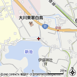 香川県東かがわ市伊座339周辺の地図