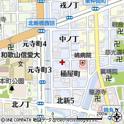 和歌山県和歌山市北新桶屋町1周辺の地図
