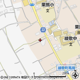 香川県丸亀市綾歌町栗熊東398周辺の地図