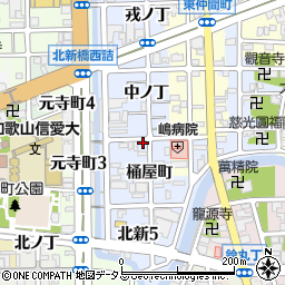 和歌山県和歌山市北新桶屋町5周辺の地図