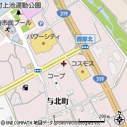 香川県善通寺市与北町3284-2周辺の地図