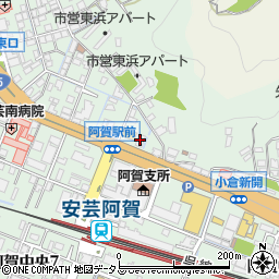 電化シティー呉周辺の地図