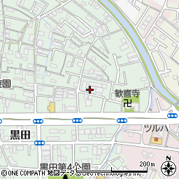 和歌山県和歌山市黒田270周辺の地図