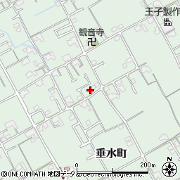 香川県丸亀市垂水町2492-2周辺の地図