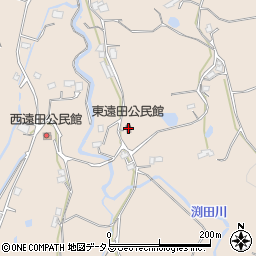東遠田公民館周辺の地図