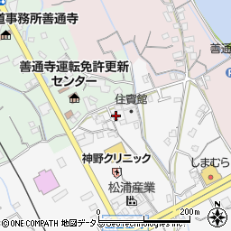 香川県善通寺市上吉田町347-16周辺の地図
