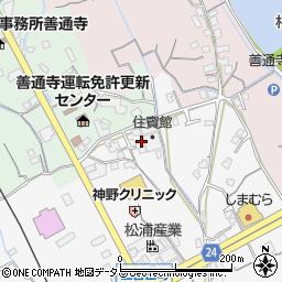 香川県善通寺市上吉田町347-15周辺の地図