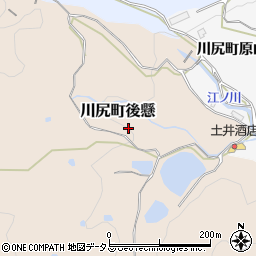 広島県呉市川尻町後懸周辺の地図