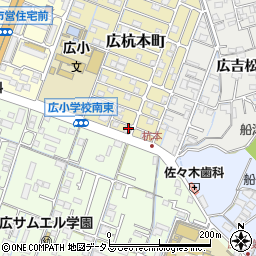 広島県呉市広杭本町2-34周辺の地図
