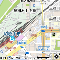 和歌山県和歌山市杉ノ馬場2丁目40周辺の地図