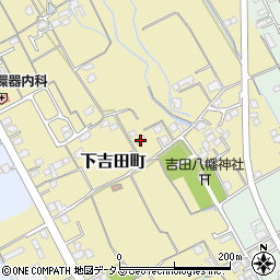 香川県善通寺市下吉田町367周辺の地図