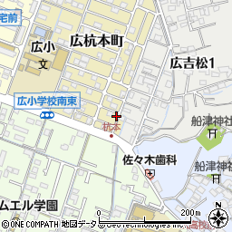 広島県呉市広杭本町1-23周辺の地図