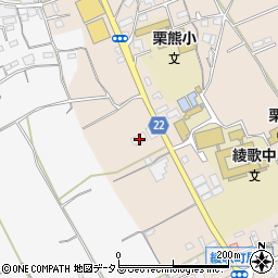 香川県丸亀市綾歌町栗熊東398-2周辺の地図