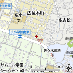 広島県呉市広杭本町1-16周辺の地図
