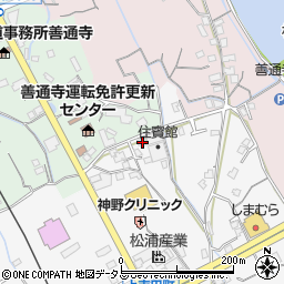香川県善通寺市上吉田町347-5周辺の地図