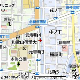 和歌山県和歌山市元寺町3丁目16周辺の地図