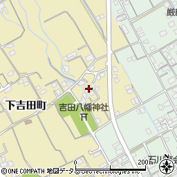 香川県善通寺市下吉田町352周辺の地図