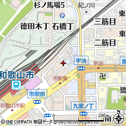 リパーク和歌山市駅前第２駐車場周辺の地図