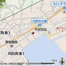 セブンイレブン広島川尻店周辺の地図