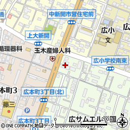 かっぱ寿司広島呉店周辺の地図