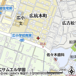 広島県呉市広杭本町2-24周辺の地図