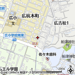 広島県呉市広杭本町5-1周辺の地図