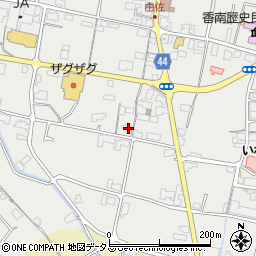 香川県高松市香南町由佐861-1周辺の地図