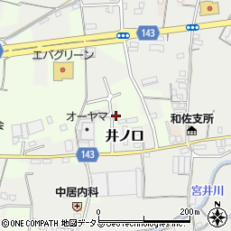 和歌山県和歌山市祢宜105周辺の地図