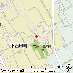 香川県善通寺市下吉田町361周辺の地図