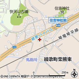 香川県丸亀市綾歌町栗熊東831周辺の地図