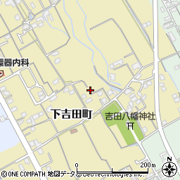 香川県善通寺市下吉田町373周辺の地図