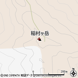 稲村ケ岳周辺の地図