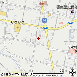 香川県高松市香南町由佐180周辺の地図