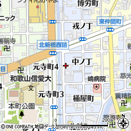 和歌山県和歌山市北新4丁目周辺の地図