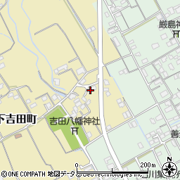 香川県善通寺市下吉田町340周辺の地図