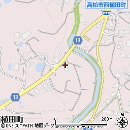 香川県高松市西植田町3314周辺の地図