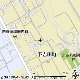 香川県善通寺市下吉田町274周辺の地図