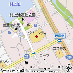 香川銀行パワーシティ善通寺 ＡＴＭ周辺の地図
