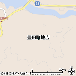 山口県下関市豊田町大字地吉周辺の地図