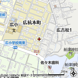 広島県呉市広杭本町6周辺の地図