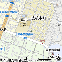 広島県呉市広杭本町4-8周辺の地図