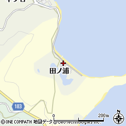 徳島県鳴門市瀬戸町室田ノ浦周辺の地図